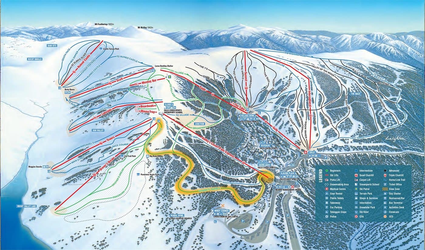 Falls Creek Trail Map