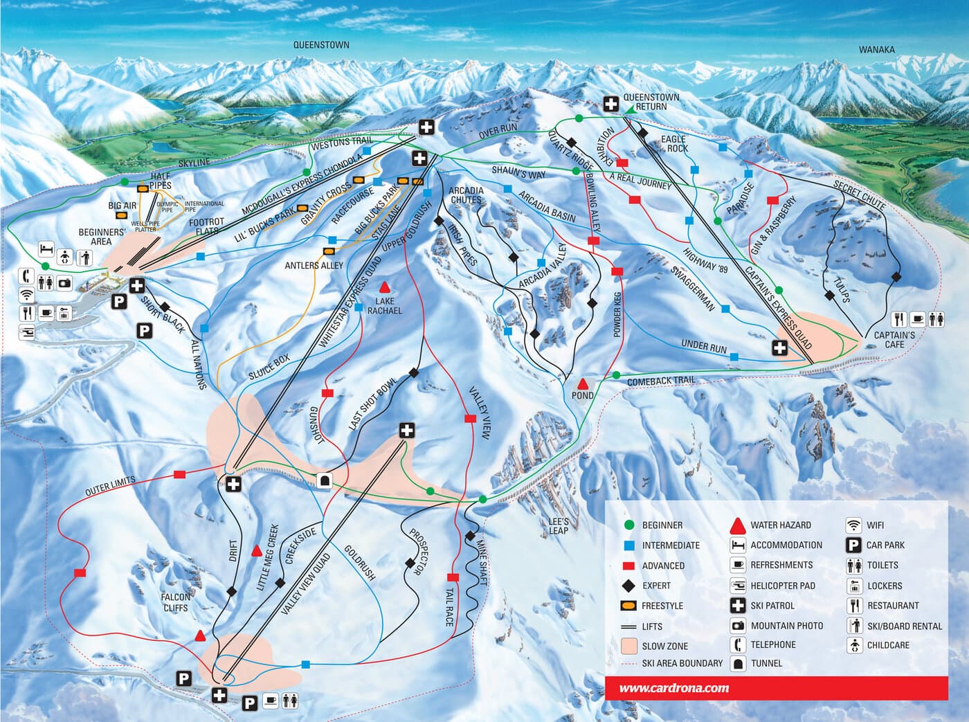 Cardrona Trail Map